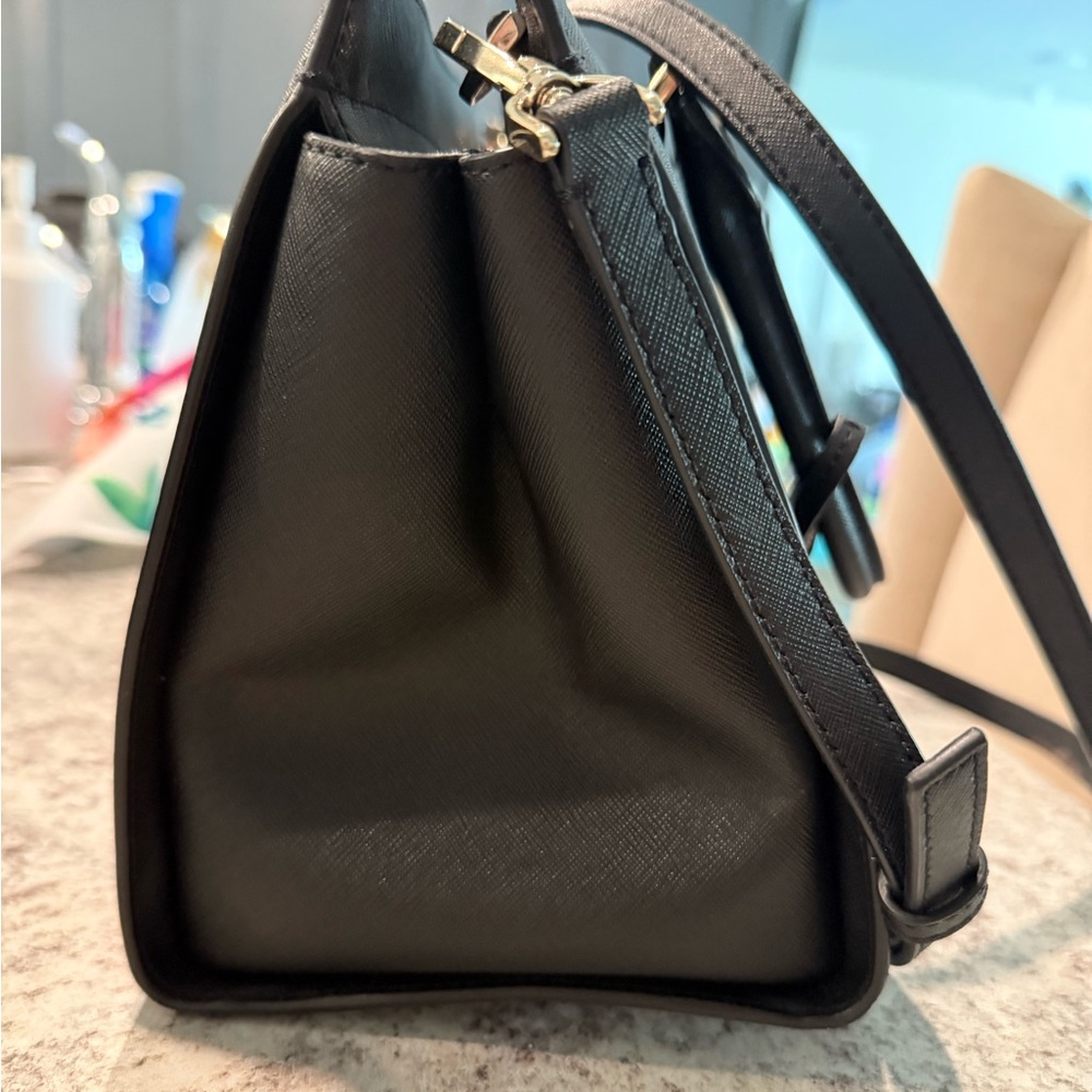 Kate Spade Black Cameron Medium Satchel Purse - Picture 7 of 16